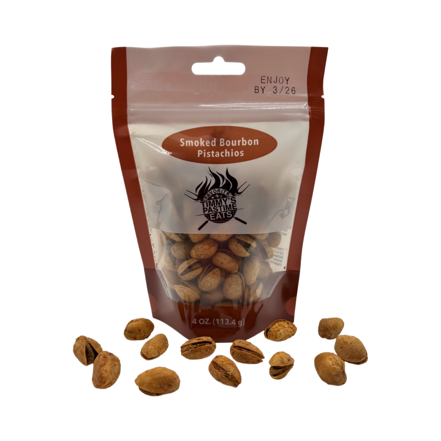 Smoked Bourbon Pistachios