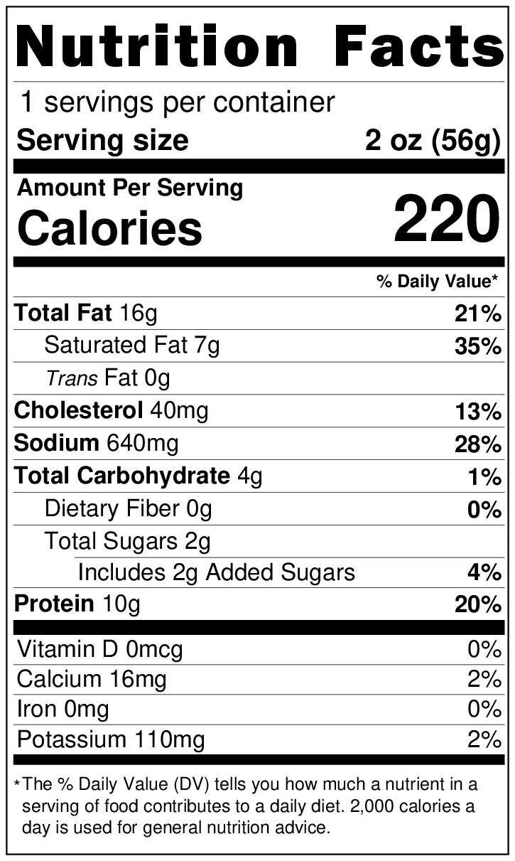 Original Beef Snack Stick - Individual