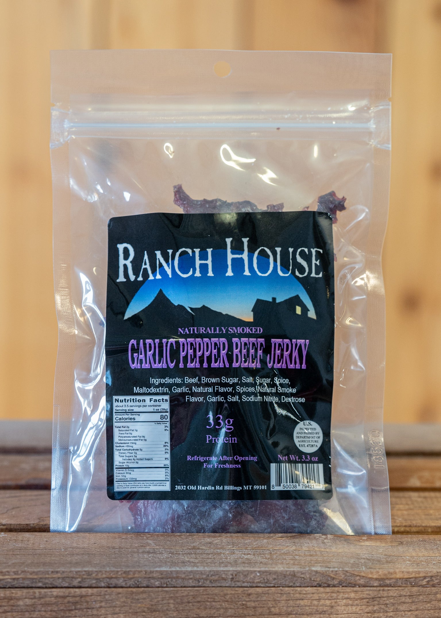 Garlic Pepper Beef Jerky