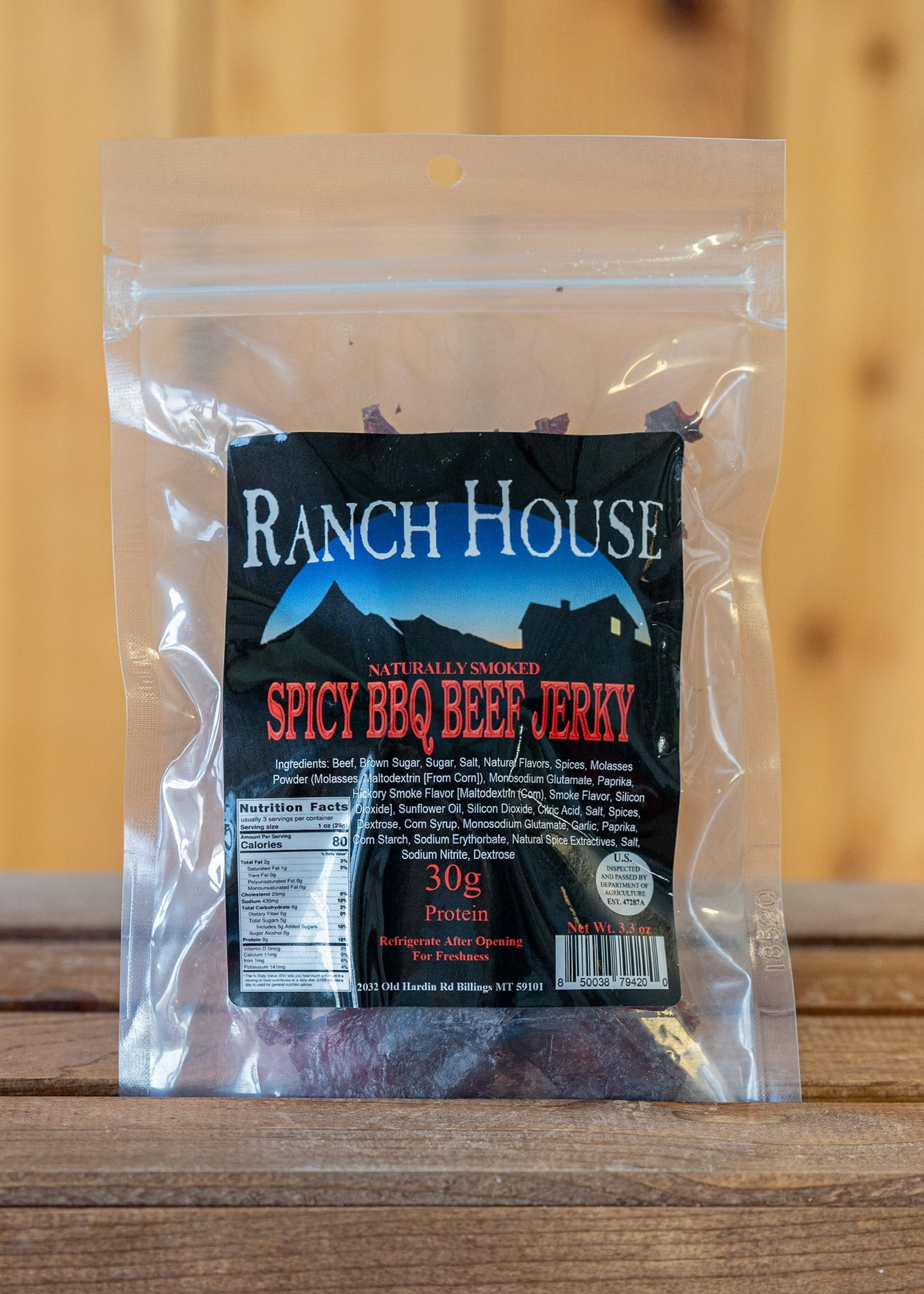 Spicy BBQ Beef Jerky