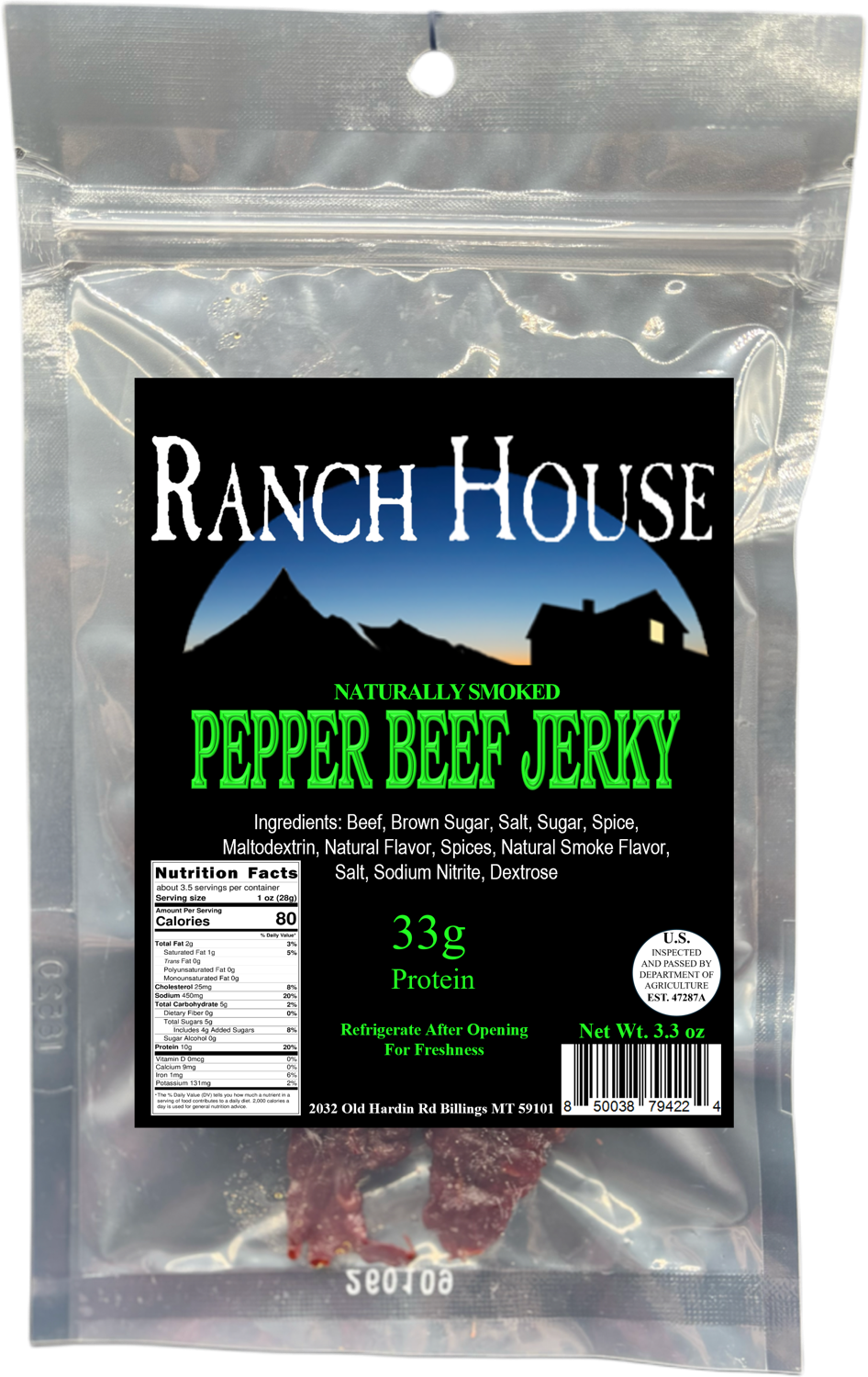 Pepper Beef Jerky