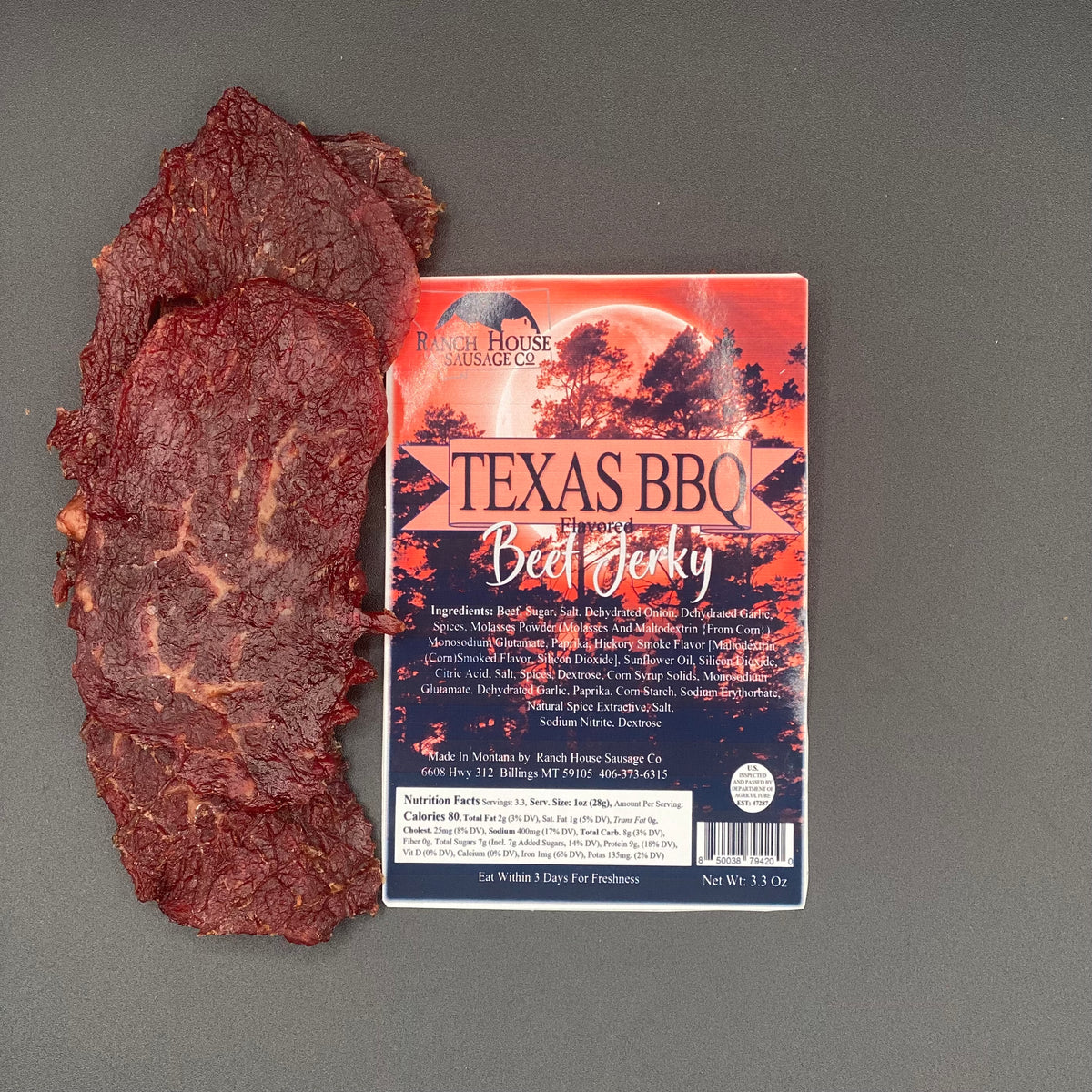 Texas BBQ Beef Jerky
