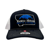 Navy Blue with White Hat
