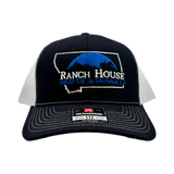 Navy Blue with White Hat