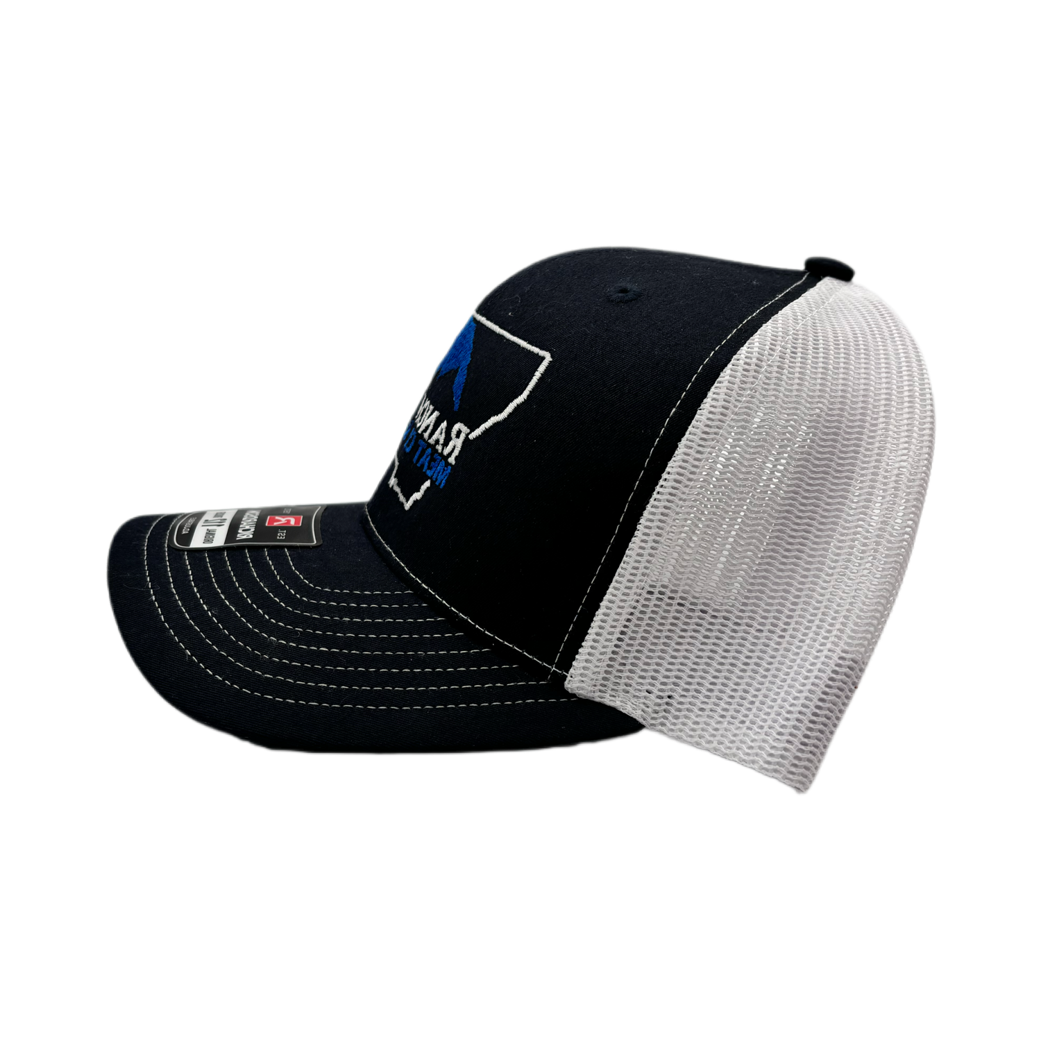 Navy Blue with White Hat