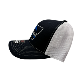 Navy Blue with White Hat