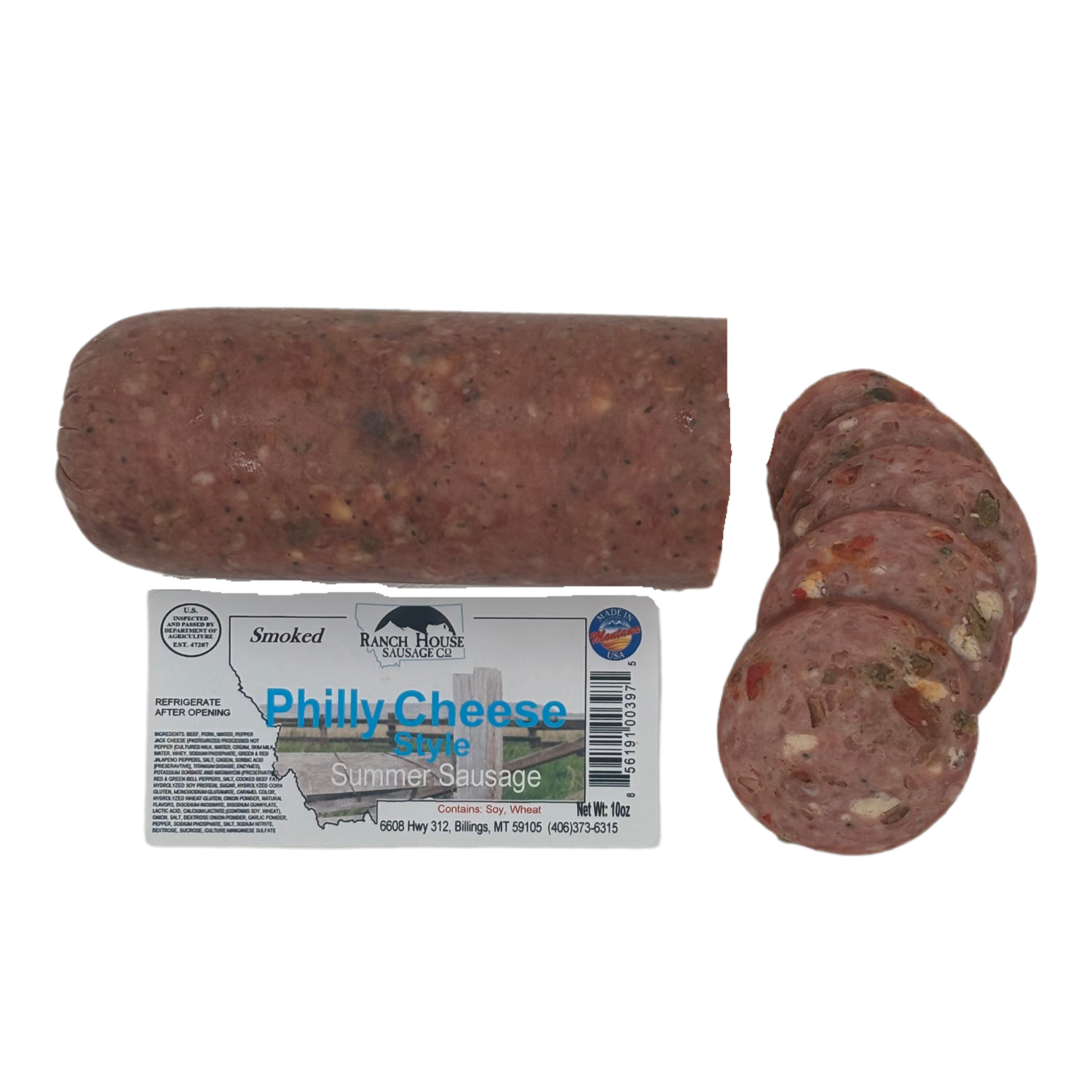 Philly Cheese Summer Sausage