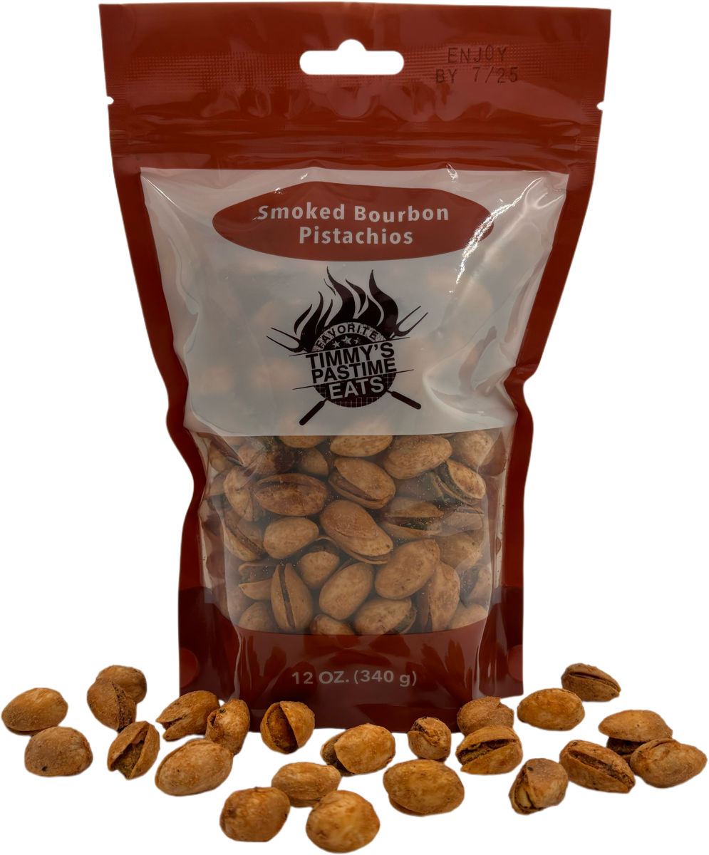 Smoked Bourbon Pistachios