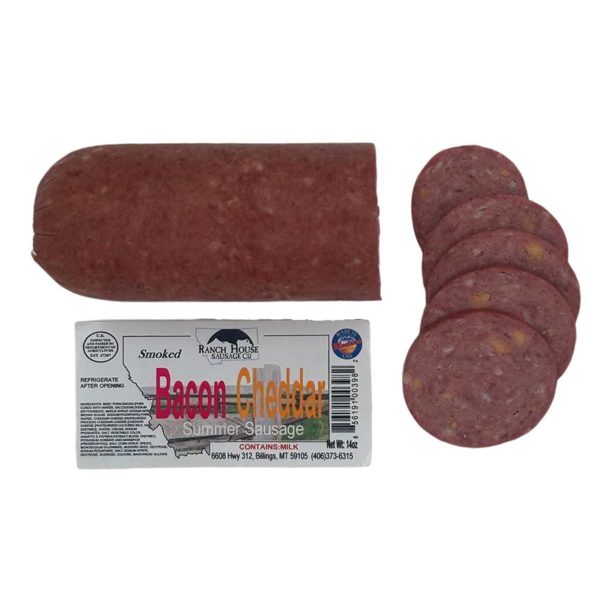 Bacon Cheddar Summer Sausage