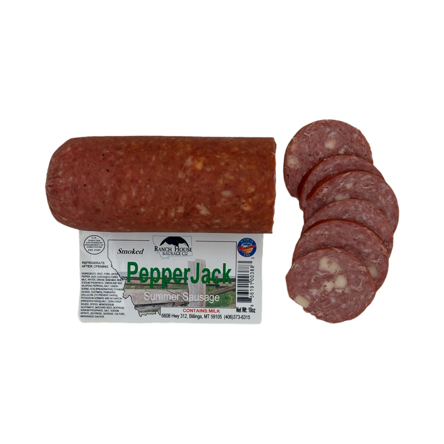 Pepper Jack Summer Sausage