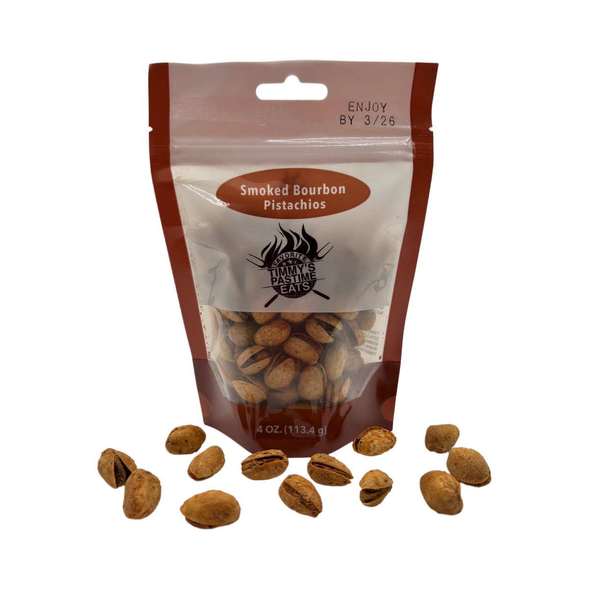 Smoked Bourbon Pistachios