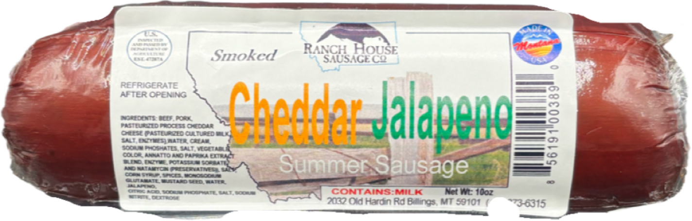 Cheddar Jalapeno Summer Sausage