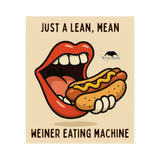 Lean, Mean Sticker